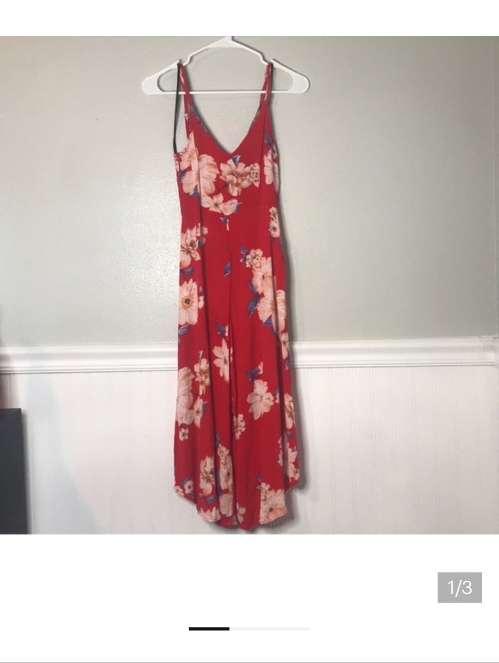 Forever21 Floral Jumpsuit